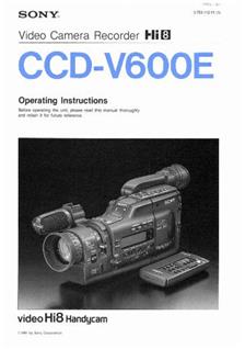 Blaupunkt CR 8500 manual. Camera Instructions.